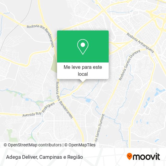 Adega Deliver mapa