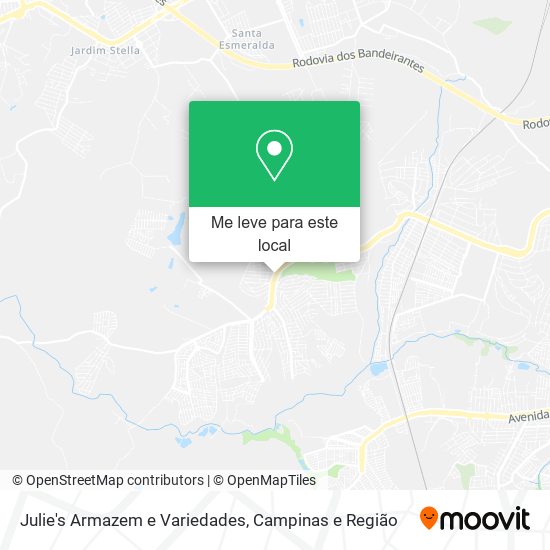 Julie's Armazem e Variedades mapa