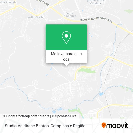 Stúdio Valdirene Bastos mapa