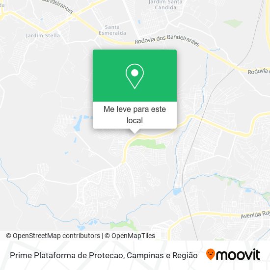 Prime Plataforma de Protecao mapa