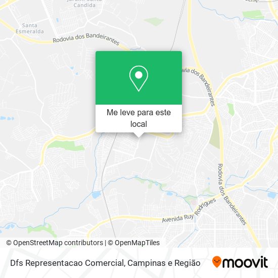 Dfs Representacao Comercial mapa
