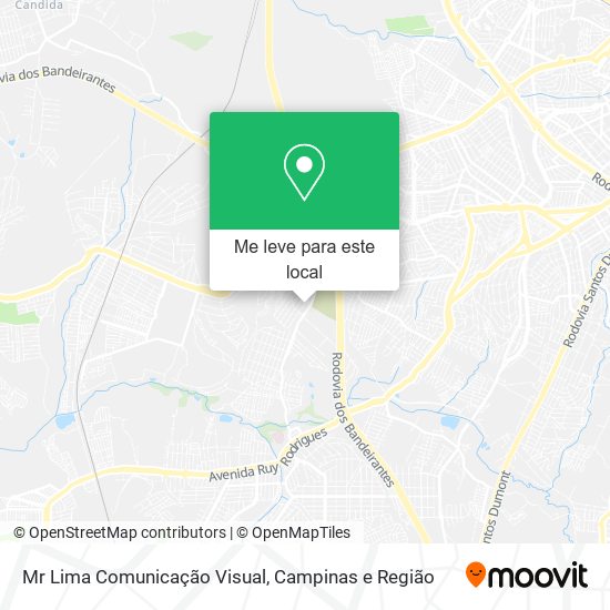 Mr Lima Comunicação Visual mapa
