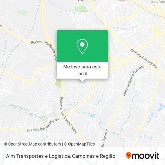 Alm Transportes e Logistica mapa