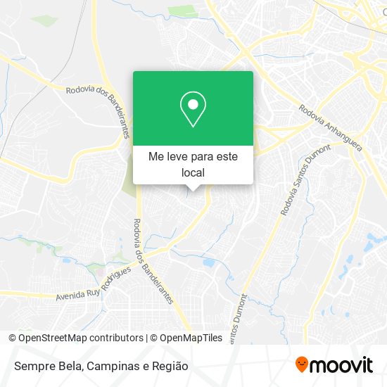 Sempre Bela mapa