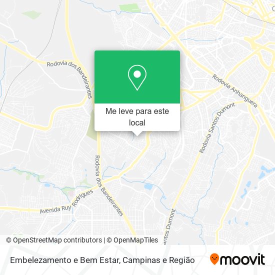 Embelezamento e Bem Estar mapa