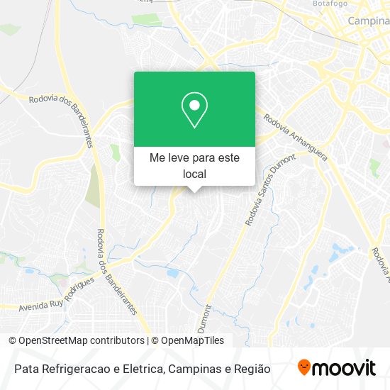 Pata Refrigeracao e Eletrica mapa