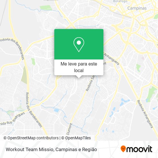 Workout Team Missio mapa
