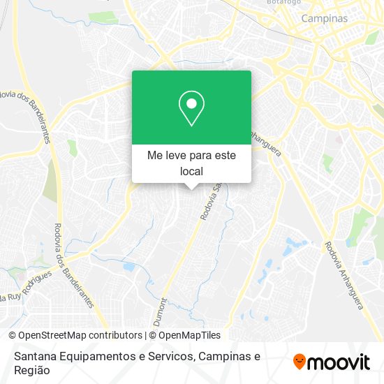 Santana Equipamentos e Servicos mapa