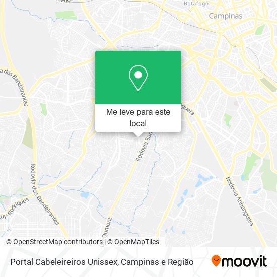 Portal Cabeleireiros Unissex mapa