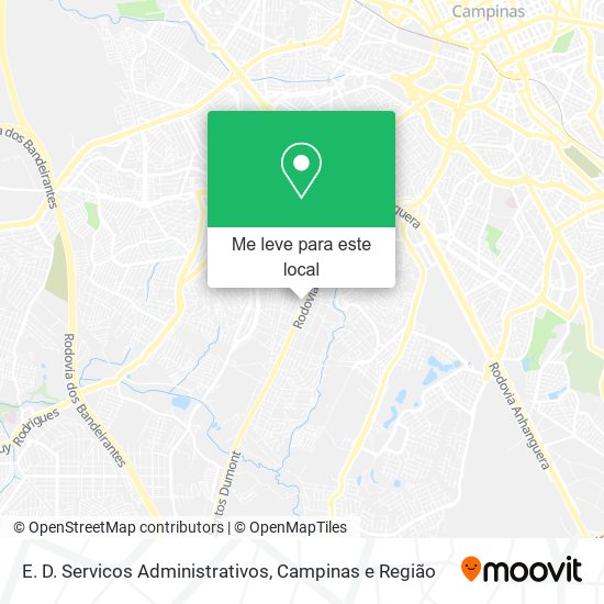 E. D. Servicos Administrativos mapa