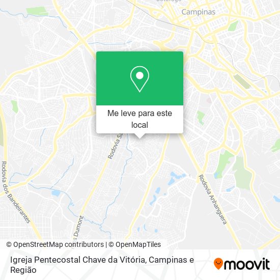 Igreja Pentecostal Chave da Vitória mapa