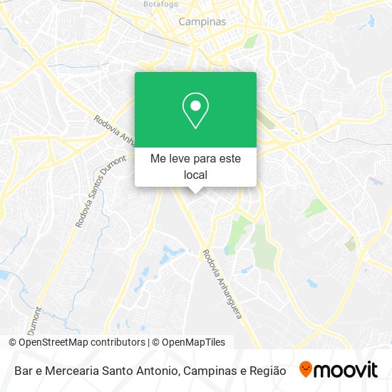 Bar e Mercearia Santo Antonio mapa