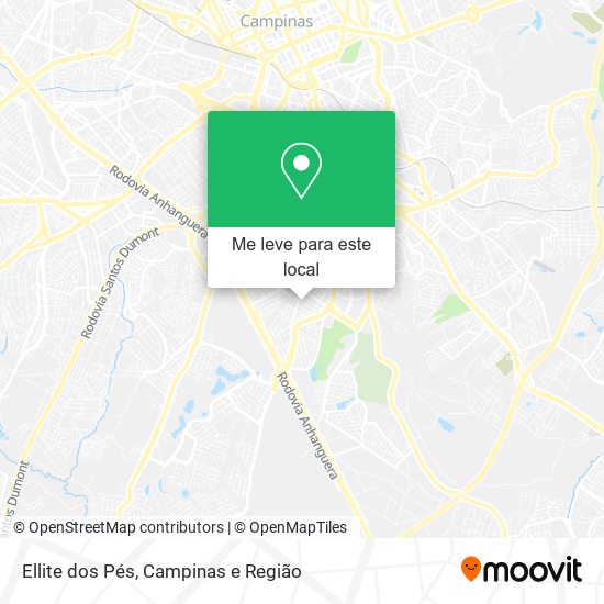 Ellite dos Pés mapa