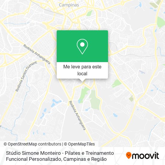 Stúdio Simone Monteiro - Pilates e Treinamento Funcional Personalizado mapa