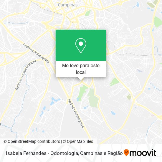 Isabela Fernandes - Odontologia mapa