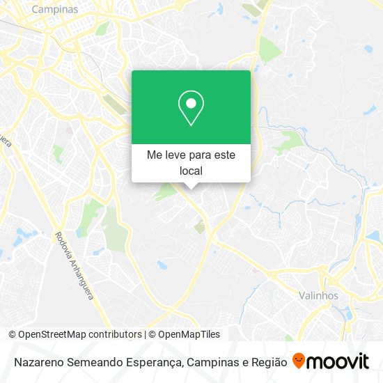 Nazareno Semeando Esperança mapa