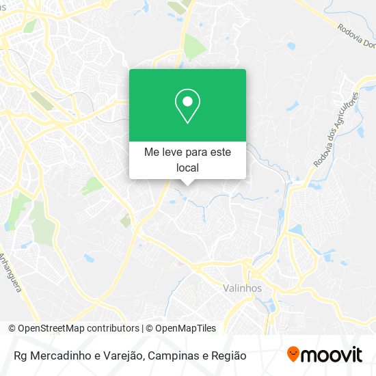 Rg Mercadinho e Varejão mapa