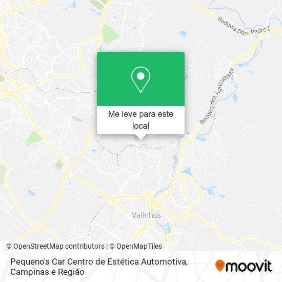 Pequeno's Car Centro de Estética Automotiva mapa