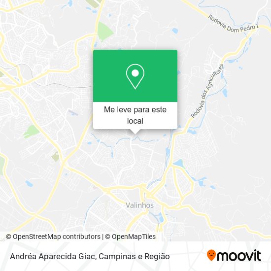 Andréa Aparecida Giac mapa