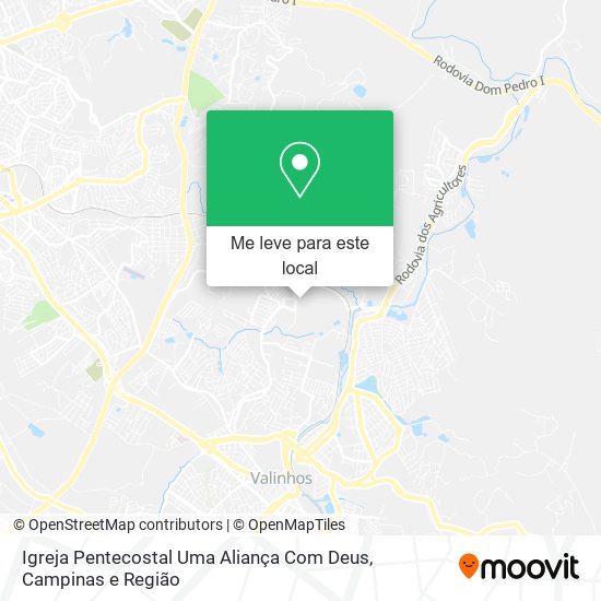 Igreja Pentecostal Uma Aliança Com Deus mapa