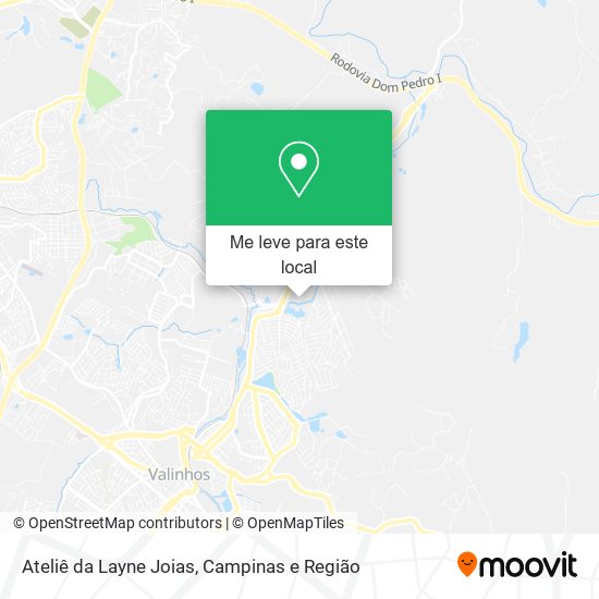 Ateliê da Layne Joias mapa