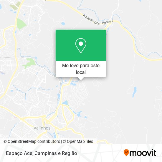 Espaço Acs mapa