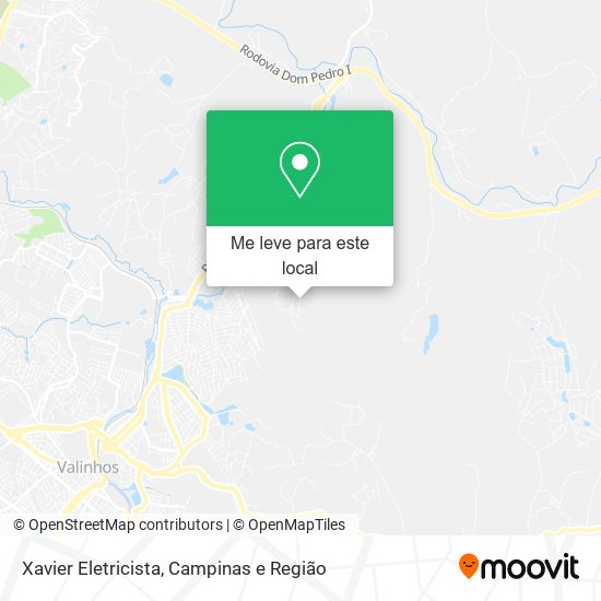 Xavier Eletricista mapa