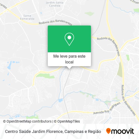 Centro Saúde Jardim Florence mapa