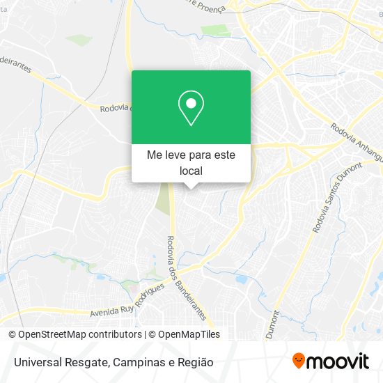 Universal Resgate mapa