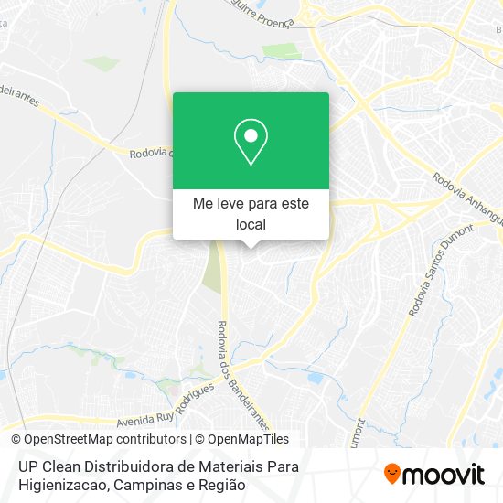 UP Clean Distribuidora de Materiais Para Higienizacao mapa