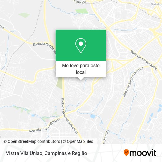 Vistta Vila Uniao mapa