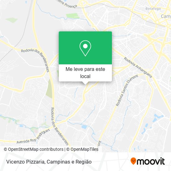 Vicenzo Pizzaria mapa