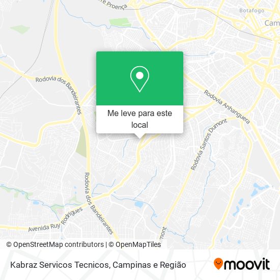 Kabraz Servicos Tecnicos mapa