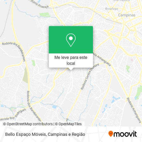 Bello Espaço Móveis mapa