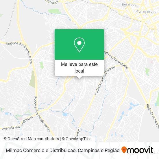 Milmac Comercio e Distribuicao mapa