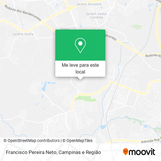 Francisco Pereira Neto mapa