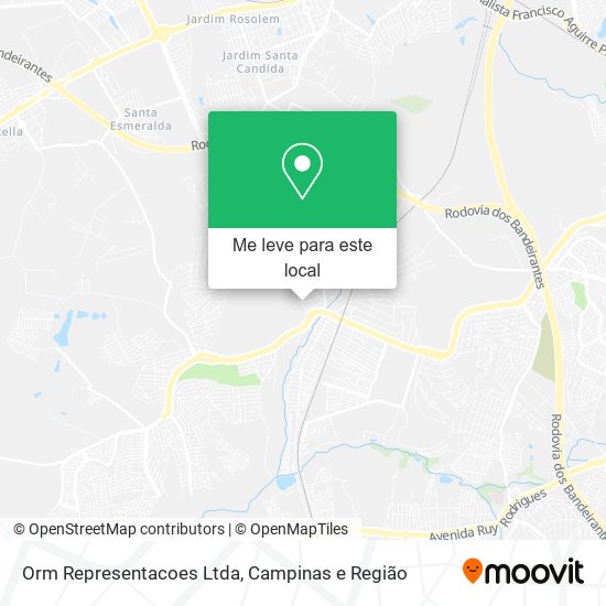 Orm Representacoes Ltda mapa