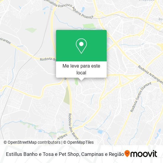 Estillus Banho e Tosa e Pet Shop mapa