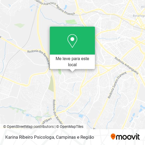Karina Ribeiro Psicologa mapa