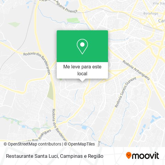 Restaurante Santa Luci mapa