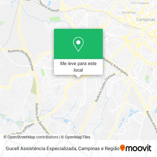 Gucell Assistência Especializada mapa