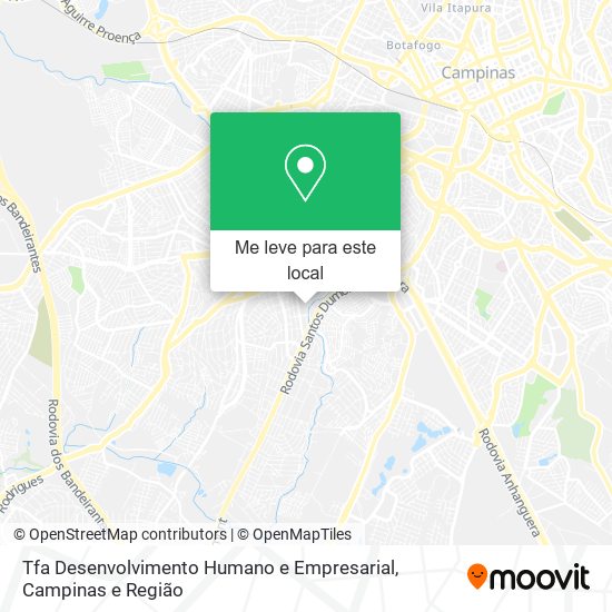 Tfa Desenvolvimento Humano e Empresarial mapa