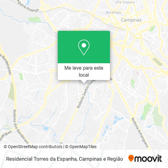 Residencial Torres da Espanha mapa