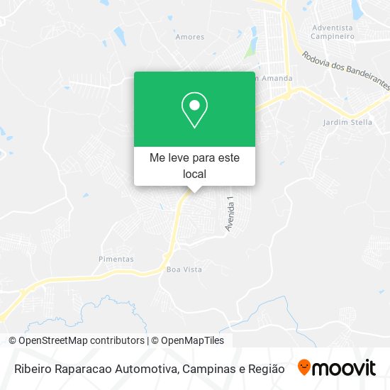 Ribeiro Raparacao Automotiva mapa