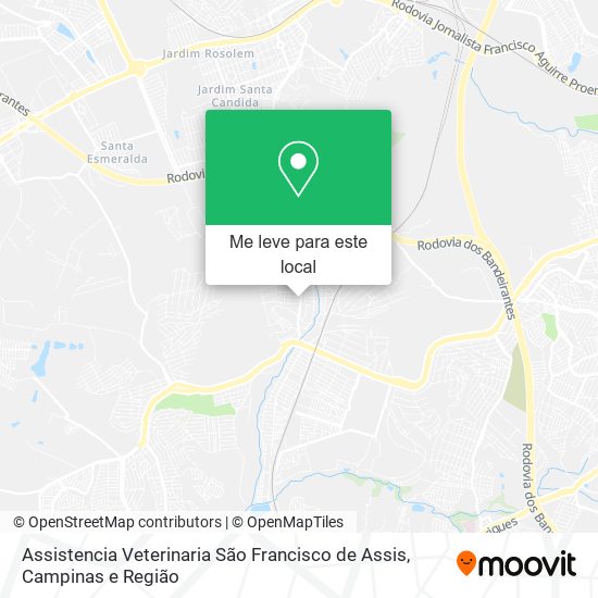 Assistencia Veterinaria São Francisco de Assis mapa