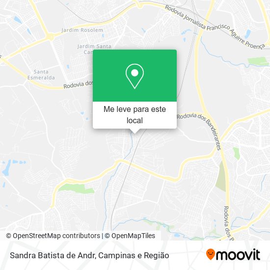 Sandra Batista de Andr mapa