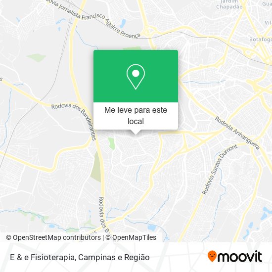E & e Fisioterapia mapa
