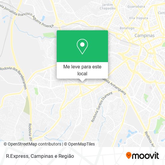 R.Express mapa
