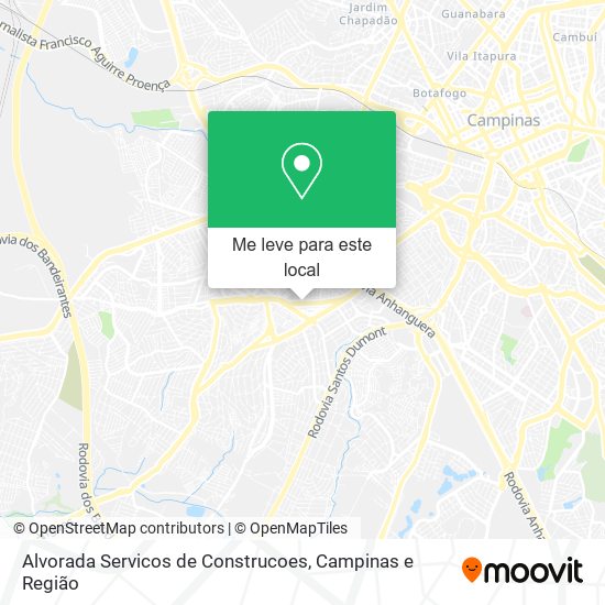Alvorada Servicos de Construcoes mapa