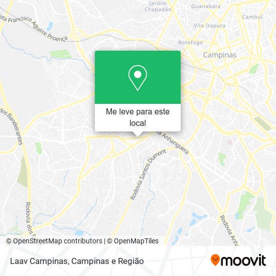 Laav Campinas mapa